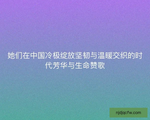 她们在中国冷极绽放坚韧与温暖交织的时代芳华与生命赞歌